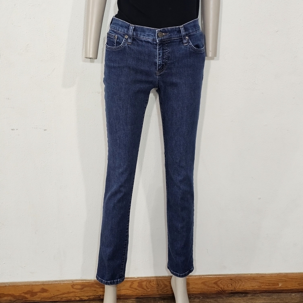 Lauren Ralph Lauren Dark Blue Straight Leg Jeans Sz 4